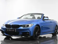 Used BMW 420 Cabriolet M Sport 190 HP (139 kW) 2015 Blue Cabriolet
