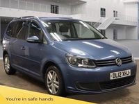 Used VW Touran SE 105 HP (77 kW) 2012 Blue MPV