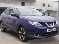 Used Nissan Qashqai N-Connecta 110 HP (80 kW) 2016 Blue SUV