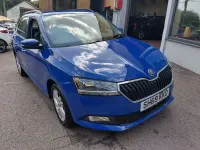 Used Skoda Fabia SE 95 HP (69 kW) 2020 Blue Hatchback