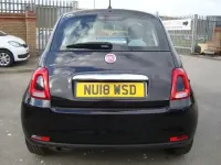 Käytetty Fiat 500 Pop 69 HP (50 kW) 2018 Musta Viistoperä