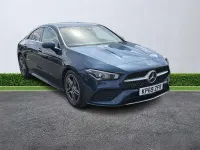 Used Mercedes CLA220 AMG Line Premium 190 HP (139 kW) 2019 Blue Sedan