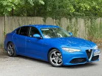 Used Alfa Romeo Giulia Veloce 280 HP (205 kW) 2018 Blue Sedan