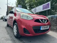 Used Nissan Micra Visia 80 HP (58 kW) 2014 Red Hatchback