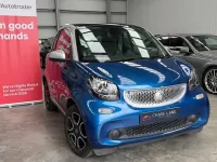 Used Smart ForTwo Coupé Premium 71 HP (52 kW) 2016 Blue Coupe