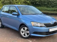Used Skoda Fabia SE 2015 Blue Hatchback