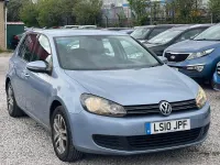 Used VW Golf VI SE 105 HP (77 kW) 2010 Blue Hatchback