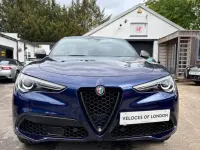 Used Alfa Romeo Stelvio 280 HP (205 kW) 2018 Blue SUV