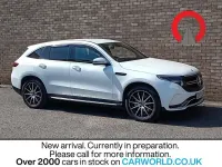 Used Mercedes EQC400 AMG line 300 kW (408 HP) 2020 White SUV