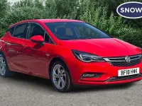 Used Vauxhall Astra SRi 150 HP (110 kW) 2018 Red Hatchback