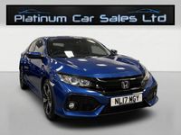 Begagnad Honda Civic SR 129 HK (94 kW) 2017 Blå Halvkombi