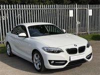 Used BMW 218 Sport Line 2014 White Coupe