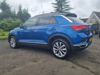 Used VW T-Roc Design 150 HP (110 kW) 2019 Blue SUV