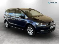 Usado VW Sharan SEL 150 HP (110 kW) 2017 Azul Monovolume