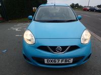 Used Nissan Micra Acenta 2017 Blue Hatchback