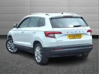 Used Skoda Karoq SE L 150 HP (110 kW) 2019 Moon white metallic SUV