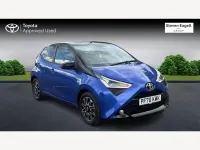 Used Toyota Aygo X-clusiv 72 HP (52 kW) 2021 Blue Hatchback