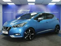 Used Nissan Micra N-Connecta 90 HP (66 kW) 2017 Blue Hatchback