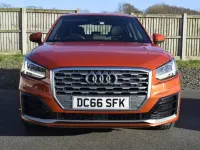 Used Audi Q2 S-Line 116 HP (85 kW) 2017 Orange SUV
