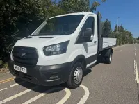 Used Ford Transit 130 HP (95 kW) 2021 White Cabriolet