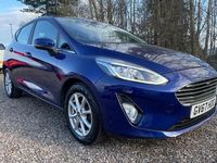 Used Ford Fiesta Zetec 100 HP (73 kW) 2018 Blue Hatchback