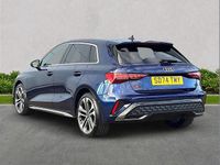 Used Audi A3 S-Line 116 HP (85 kW) 2024 Blue Hatchback
