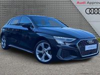 Used Audi A3 S-Line 150 HP (110 kW) 2023 Black Sedan