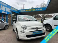 Used Fiat 500 Pop 69 HP (50 kW) 2016 White Hatchback