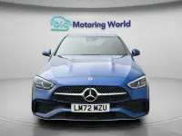 Used Mercedes C300e AMG line 313 HP (230 kW) 2022 Blue Sedan