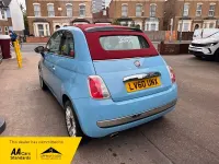 Used Fiat 500C Lounge 2010 Blue Cabriolet