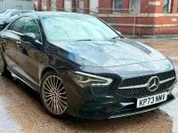 Used Mercedes CLA200 AMG line 2023 Black Coupe