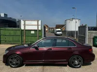 Used Mercedes C220 2008 Red Sedan