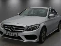 Begagnad Mercedes C250 AMG line 204 HK (150 kW) 2017 Silver Sedan