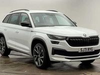 Used Skoda Kodiaq SportLine 150 HP (110 kW) 2022 Moon white metallic SUV