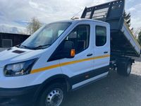 used Ford Transit 2.0 TDCi 130ps Double Crew cab Dropside tipper 54k miles