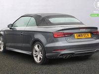 Used Audi A3 Cabriolet S-Line 150 HP (110 kW) 2018 Grey Cabriolet