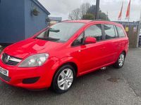 Used Vauxhall Zafira 115 HP (84 kW) 2013 Red MPV