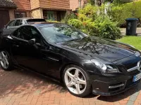 Used Mercedes SLK200 AMG 2015 Black Cabriolet