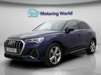 Begagnad Audi Q3 S-Line 148 HK (108 kW) 2021 Blå SUV