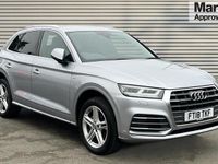 Used Audi Q5 S-Line 190 HP (139 kW) 2018 Silver SUV