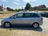 Used Vauxhall Zafira 105 HP (77 kW) 2007 Silver MPV