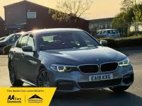 Used BMW 530e M Sport 252 HP (185 kW) 2018 Blue Sedan