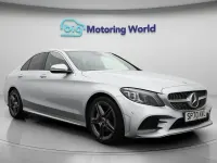 Used Mercedes C220 AMG line 194 HP (142 kW) 2019 Silver Sedan
