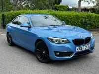 Used BMW 218 Sport Line 2018 Blue Coupe