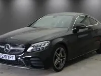 Used Mercedes C300 AMG line 258 HP (189 kW) 2020 Black Coupe