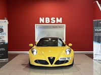 Used Alfa Romeo 4C 2016 Yellow Cabriolet