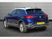 Used VW T-Roc Design 115 HP (84 kW) 2020 Blue SUV
