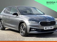Used Skoda Fabia Colour Edition 94 HP (69 kW) 2023 Graphite grey metallic body / black magic pearl effect roof Hatchback