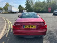 Used Mercedes SL500 AMG 448 HP (329 kW) 2015 Hyacinth red metallic Cabriolet