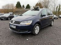 Used VW Sharan SE 150 HP (110 kW) 2016 Blue MPV